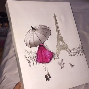 Canvas- Cute Eiffel Tower- Paris